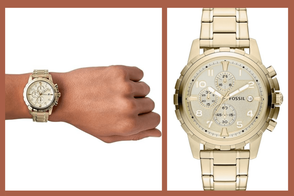 Fossil Dean Men's Dress Watch with Chronograph Display