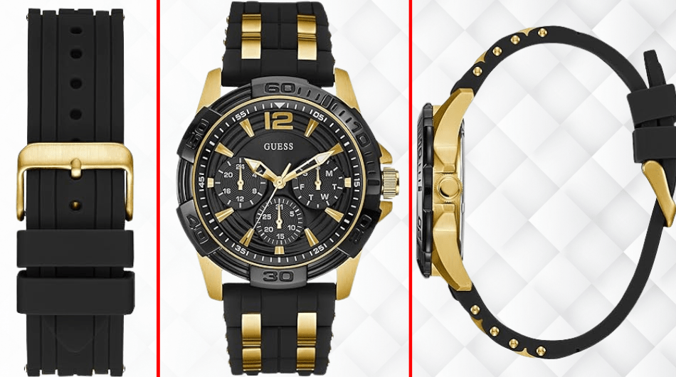 GUESS Iconic Blue Stainless SteelResistant Silicone Watch GUESS Iconic Blue Stainless SteelResistant Silicone Watch