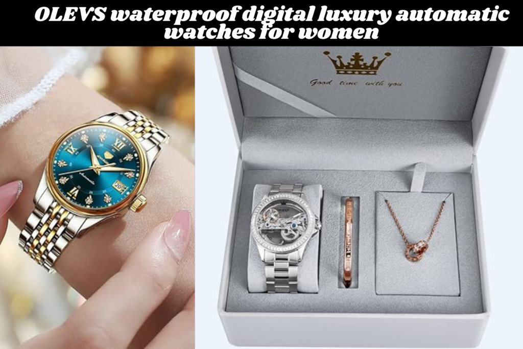 OLEVS waterproof digital luxury automatic watches for women