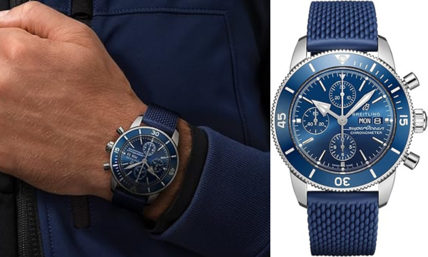 Breitling Superocean Heritage II Chronograph Automatic Blue 