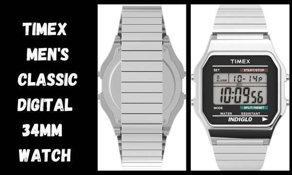 Timex Men's Classic Digital 34mm Watch