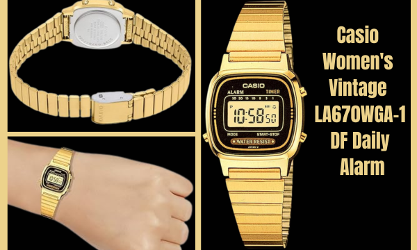 Casio Women's Vintage LA670WGA-1DF Daily Alarm Casio Women's Vintage LA670WGA-1DF Daily Alarm