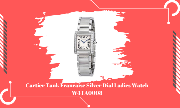 Cartier Tank Francaise Silver Dial Ladies Watch W4TA0008