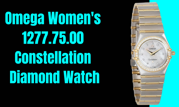 Omega Women's 1277.75.00 Constellation Diamond Watch Omega Women's 1277.75.00 Constellation Diamond Watch