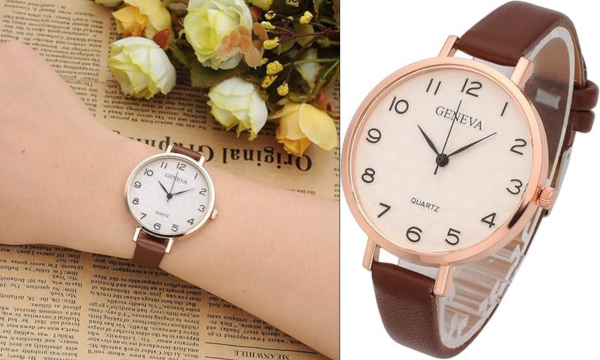 Top Plaza Womens Ladies Analog Quartz Wrist Watch 