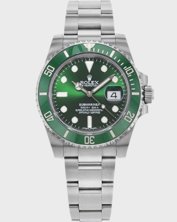 Rolex Submariner "Hulk" Green Dial Men's Luxury Watch M116610LV-0002