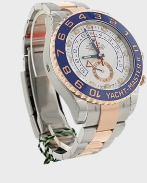 Rolex Yacht-Master Ii 44mm Rose Gold and Steel Watch 116681