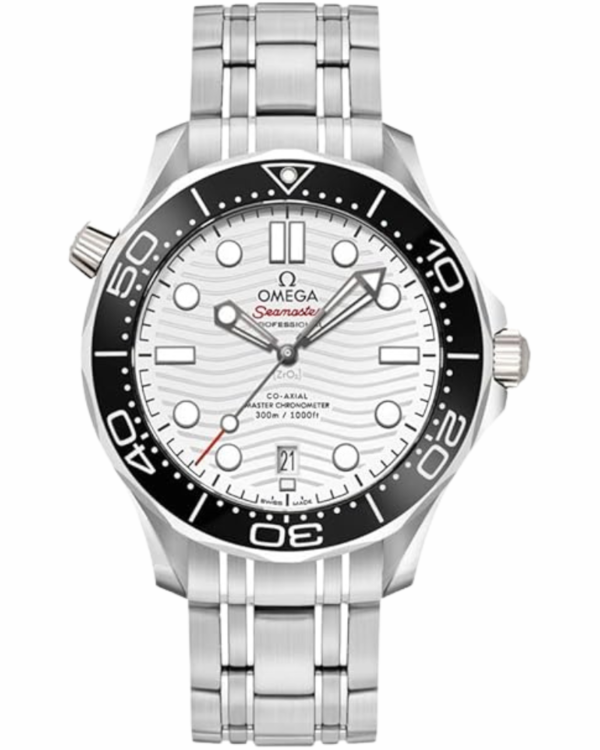 Omega Seamaster Diver 300M White Dial Men's Watch - Image 3