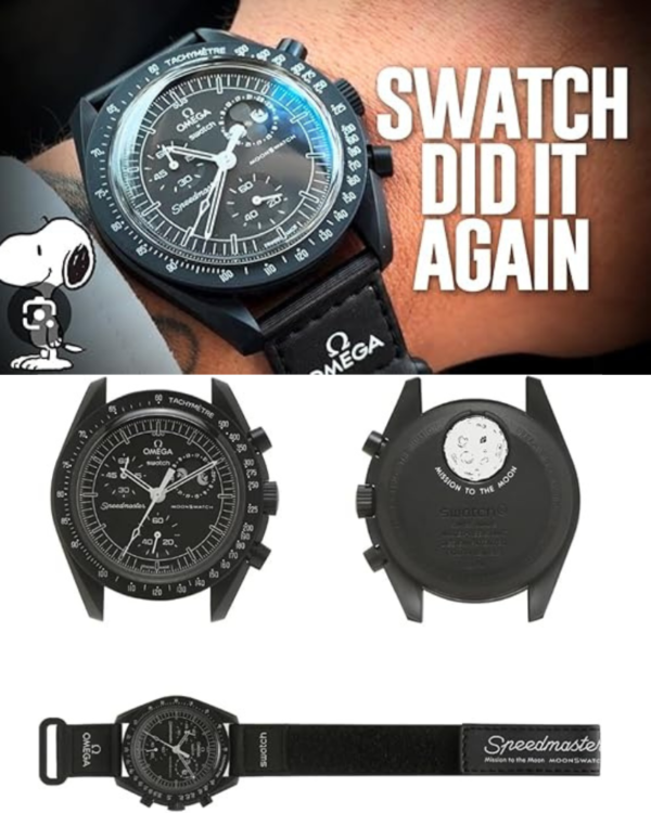 Swatch Omega x men watches Snoopy Moonswatch