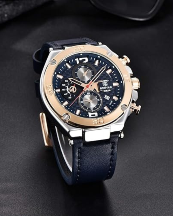 BENYAR Mens Watches Chronograph Date Waterproof Sports Watches