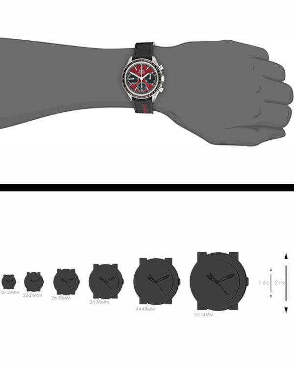 Omega Men's 326.32.40.50.11.001 Speed Master Racing Watch with Black Band
