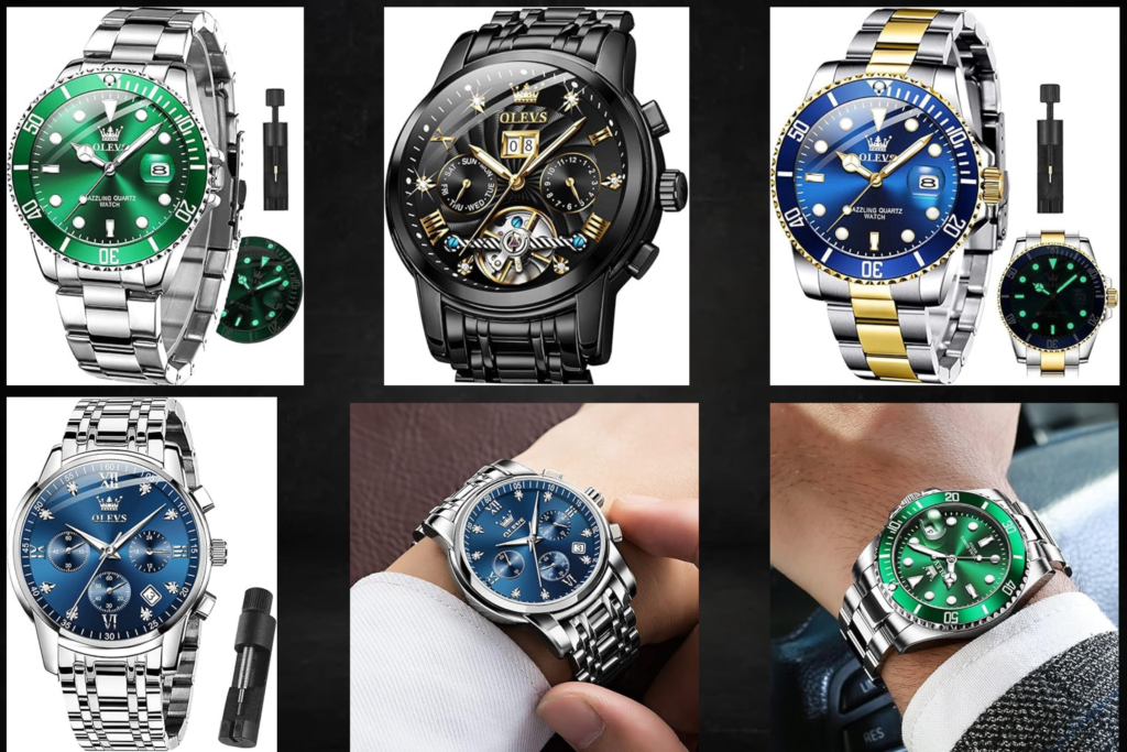 The Best OLEVS Waterproof Luxury Design watches for men