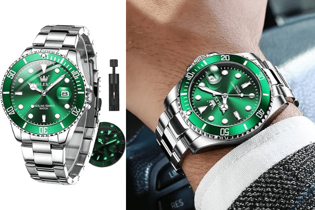 OLEVS Watches for Men with Date Luxury Big Face Waterproof Mens OLEVS Watches for Men with Date Luxury Big Face Waterproof Mens
