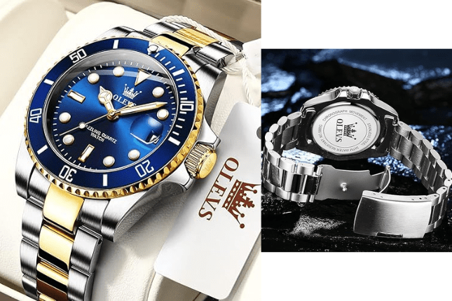 OLEVS Luxury Watches for Men Big Face Stainless Steel Business Analog Quartz OLEVS Luxury Watches for Men Big Face Stainless Steel Business Analog Quartz